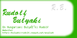 rudolf bulyaki business card